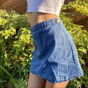 Blue Demin Skort Cotton On • Comfy & Adorable
